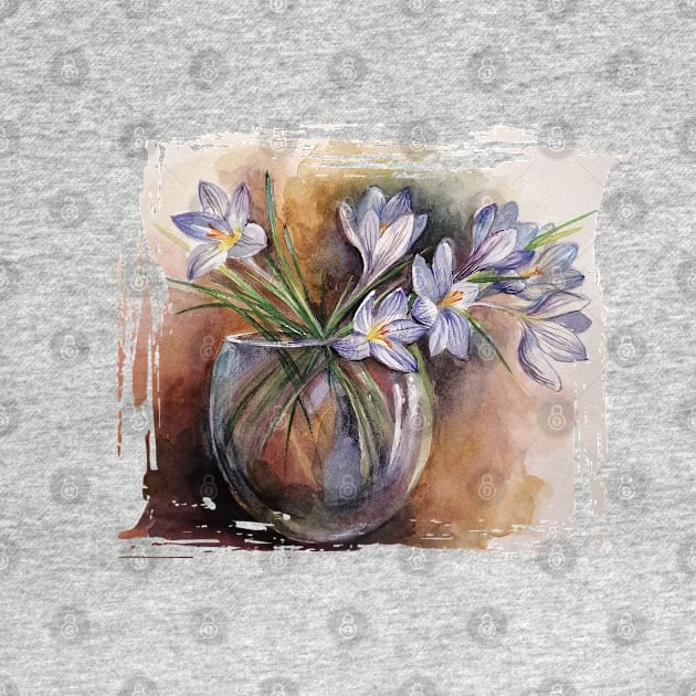 Creative gift delicate spring flowers by SwetlanaArt